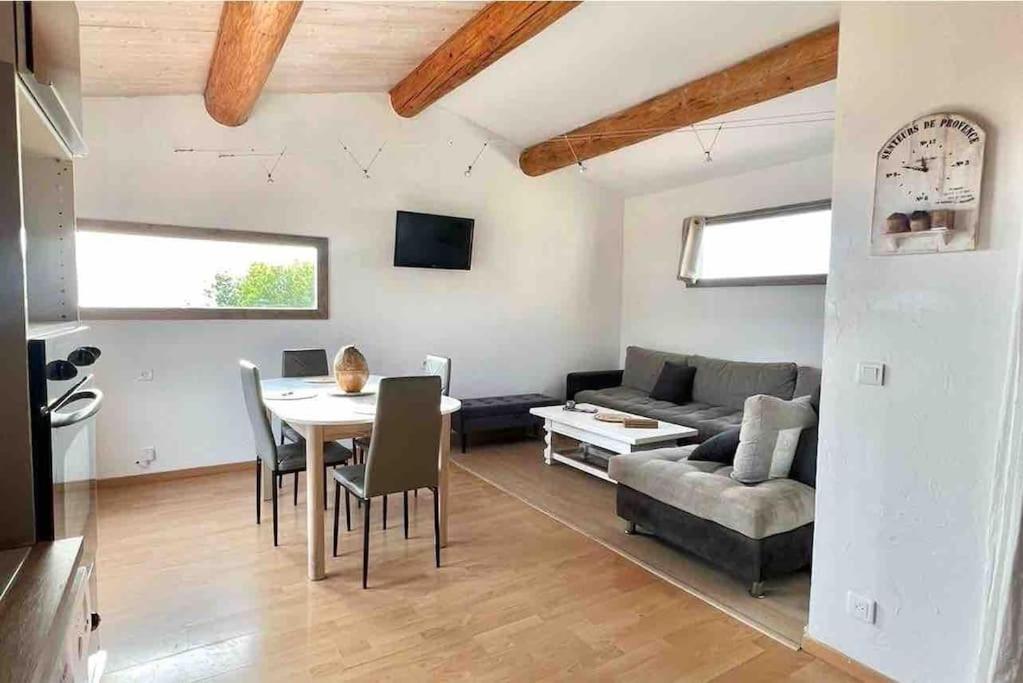Appartement Proche Aeroport Marseille Marignane - Studio Confortable - Logement Ideal - Hebergement Tout Equipe Rognac Dış mekan fotoğraf